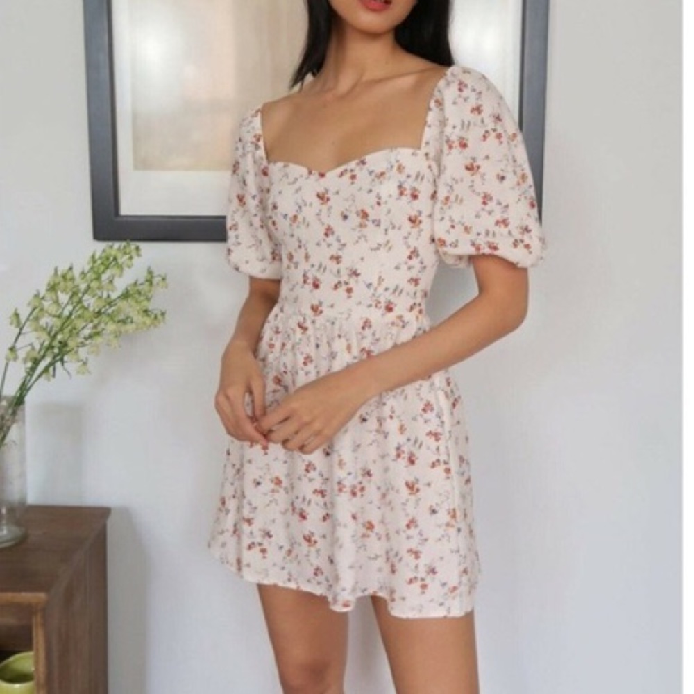 Reformation Harris dress in Gabrielle